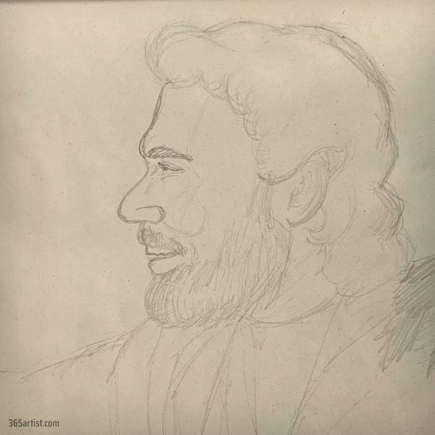 drawing of a Bible character