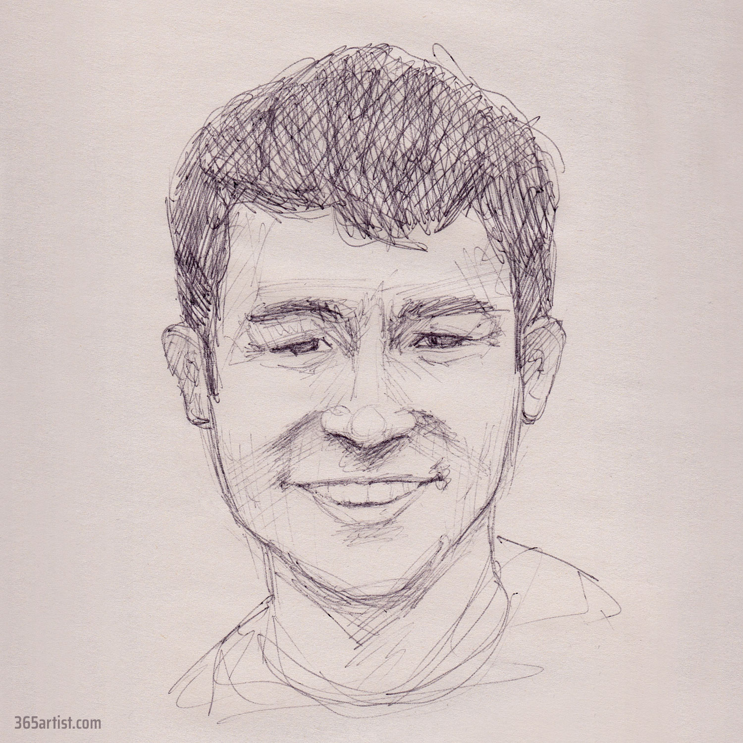 boy portrait sketch