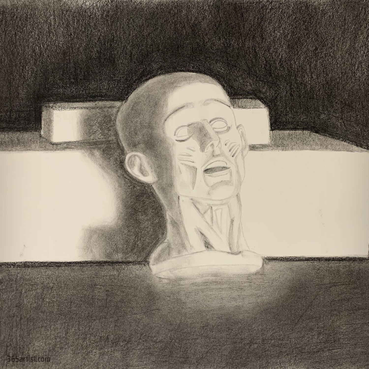 charcoal study drawing