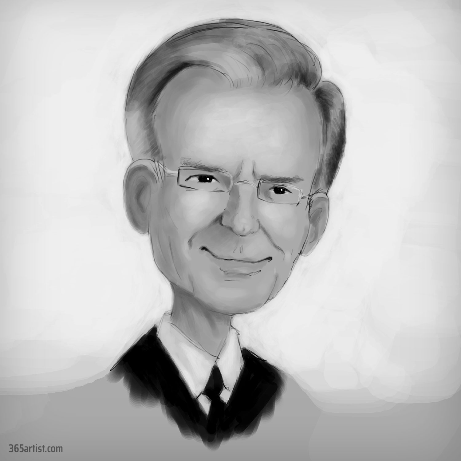 digital painting caricature