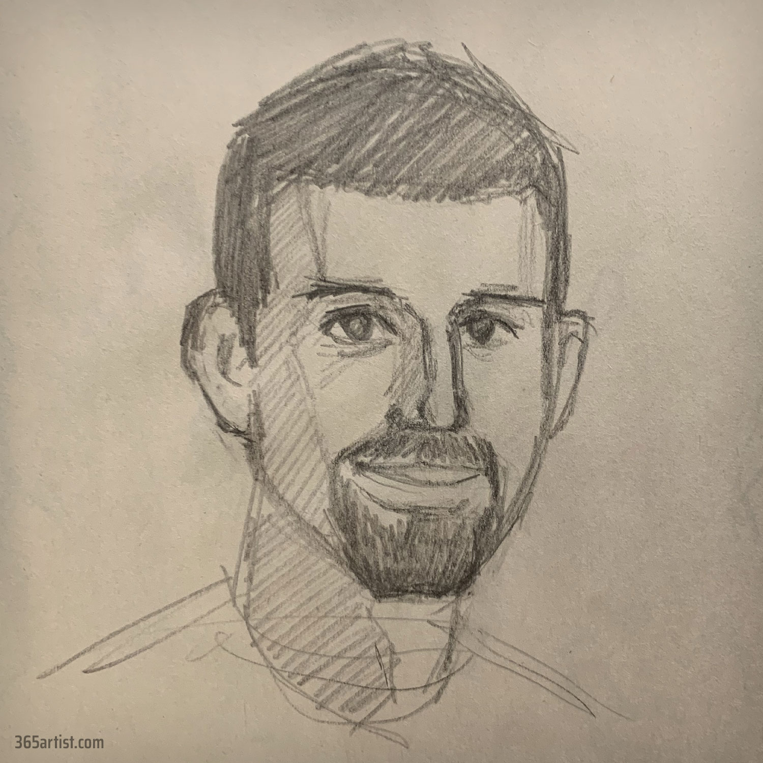 drawing of a teacher