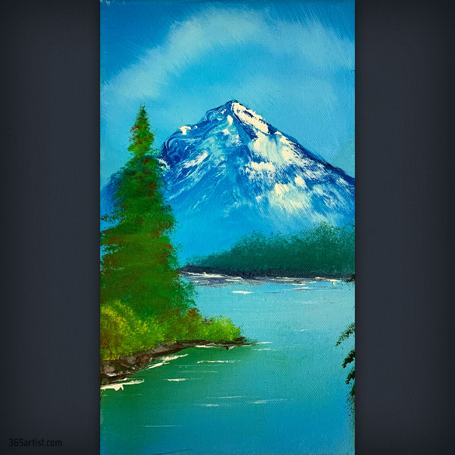 first landscape painting