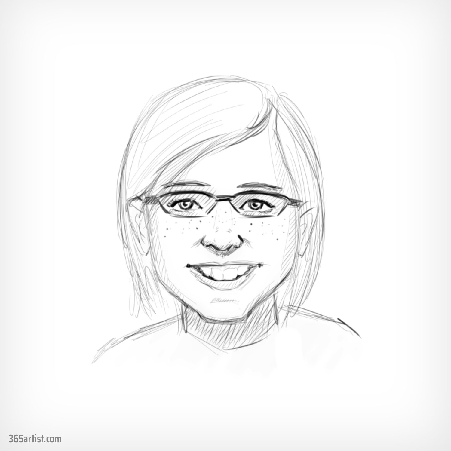 sketch of a kid