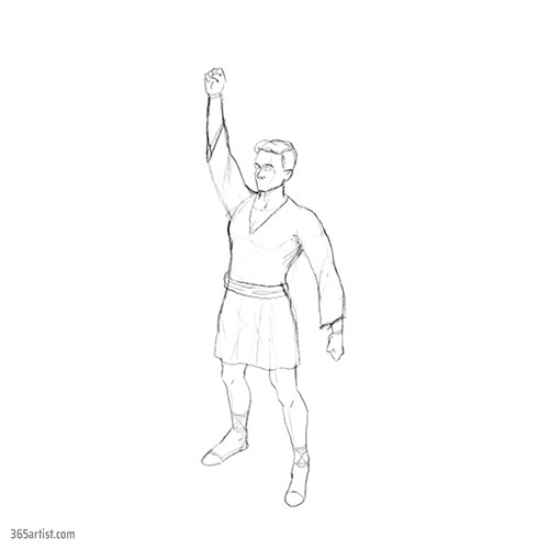 drawing from a body kun reference