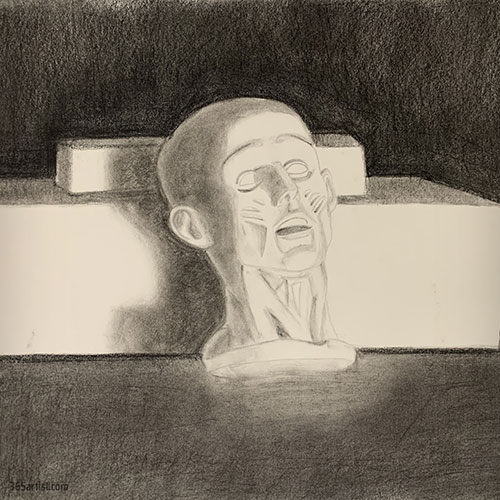 charcoal study drawing