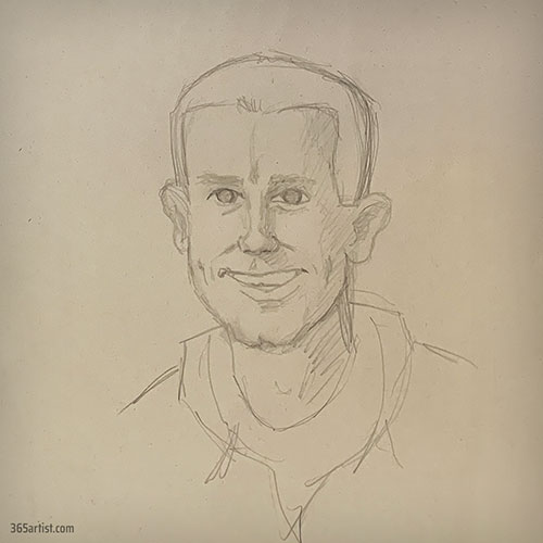 drawing of some dude