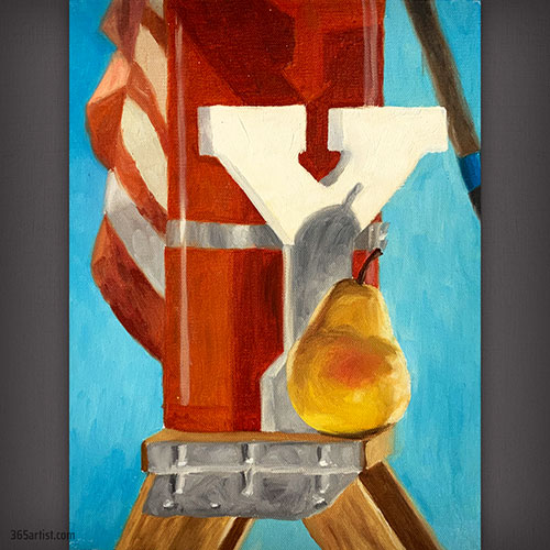 still life painting practice